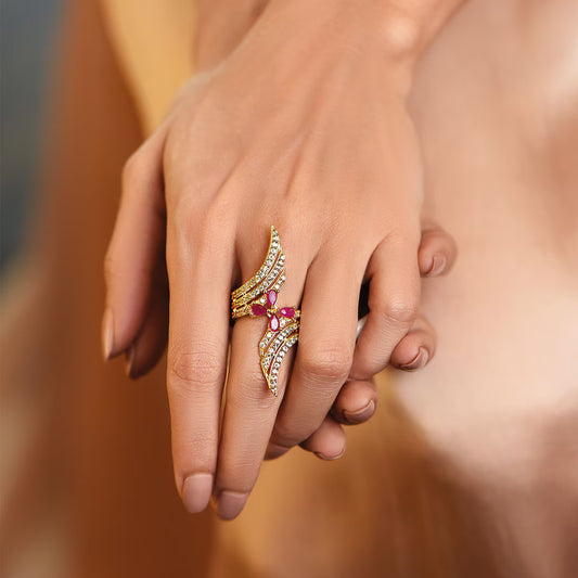 Radiant Gold Ring
